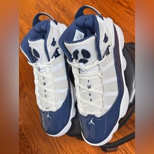 Iconic JORDAN 6 RINGS
WHITE/MIDNIGHT NAVY!!!
Authentic, Brand New